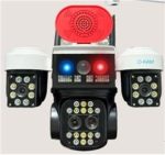 OKam O-Kam 8095 3 Lens Sirenli Çakarlı Wifi Solar Kamera - Görsel 2