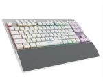 Rampage BERU Beyaz 2.4G + BT Wireless RED SWITCH Mekanik Gaming Oyuncu Klavye Slim  RGB - Görsel 2