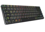 Rampage W-GRANITE Siyah-Gri Low Profile BLUE SWITCH Mekanik Gaming Oyuncu Klavye Q RGB 2,4 ghz+ BT - Görsel 2
