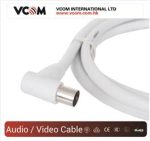 Vcom CV601R 5mt Analog Beyaz Tv Kablosu - Görsel 2