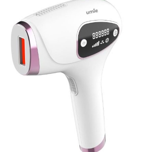 Umie IPL98 Beyaz 3 Başlık 9 Hız Kademeli IPL Lazer Epilasyon Cihazı 1 Milyon Atım Buzlu Quartz Tüp