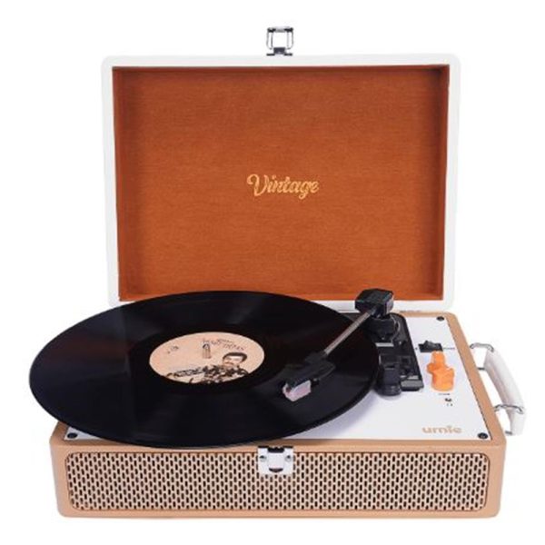 UMİE Vintage UM-P353 Pikap Bluetoothlu 3.5mm AUXIN&RCAO Destekli Müzik Kutusu