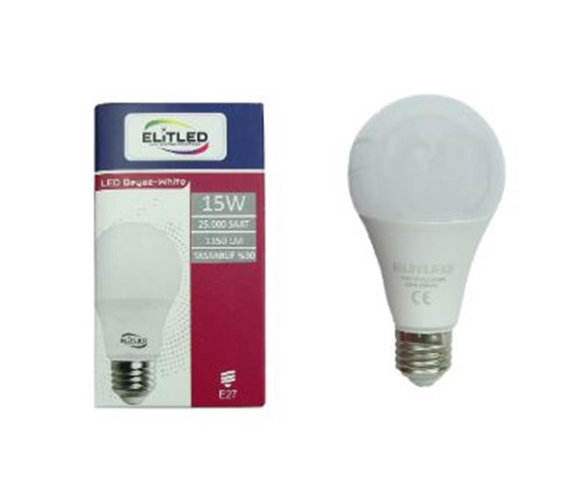 119315 ELİTLED 15W BEYAZ LED AMPUL - Görsel 1