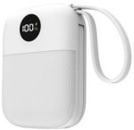 S-link MP110 10000mAh PD22.5W Type-C+Lightning Kablolu Beyaz  Pil Şarj Cihazı Powerbank - Görsel 2