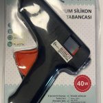 Bafix Mum Silikon Tabancası Siyah 40W
