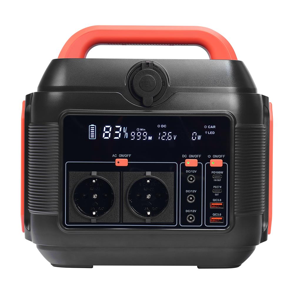 119483 S-link OPS600 600W 160.000mAh 576Wh LED Lambalı Saf Sinüs Multi-Output LCD Taşınabilir Güç Kaynağı - Görsel 1