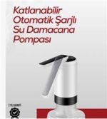 Apache K3 Şarjlı Su Pompası (Usb Şarj Grişi-Şarj Lambası-Paslanmaz Çelik) - Görsel 2