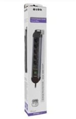 S-link SPGKS05 1.5m 3G1.5mm2 900 Joule 5Li Akım Kor. Gri Priz Çoklayıcı - Görsel 2