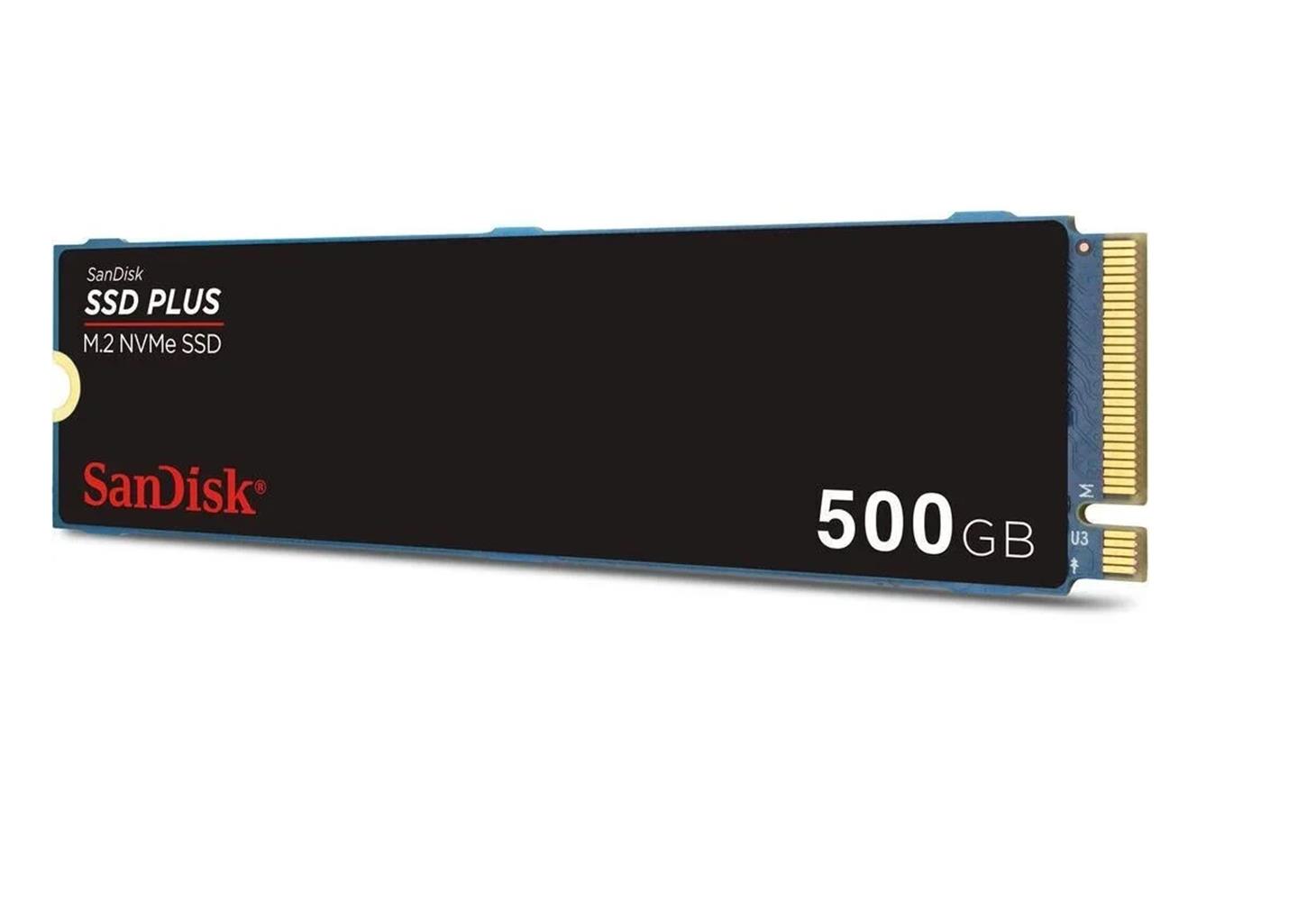 119552 Sandisk 500Gb Ssd Plus 24 - Görsel 1