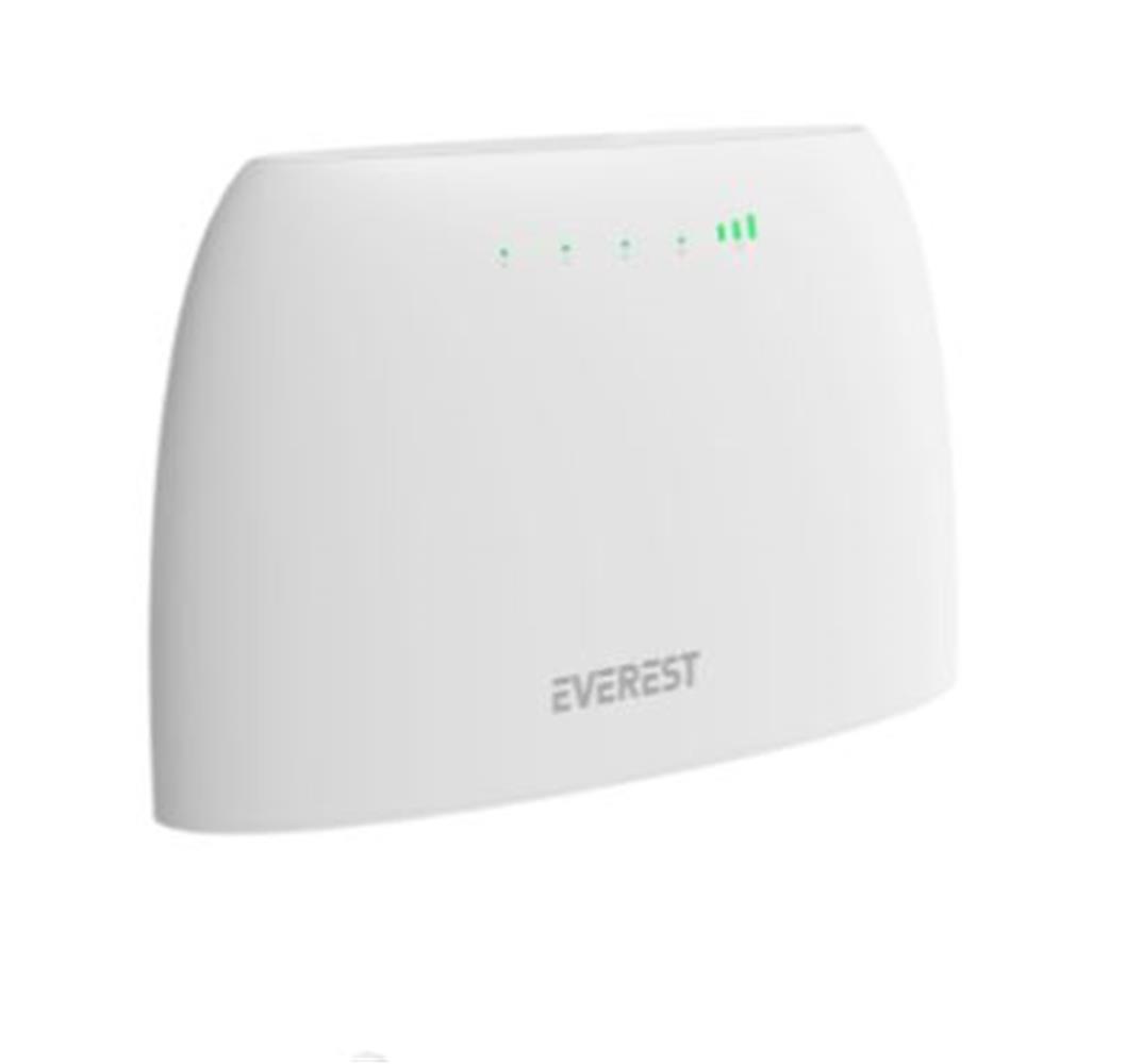 119736 Everest EWR-4G03 300Mbps 2.4GHz Wifi 1xWan 1xLan 1x SIM Card 4G LTE Wireless Router - Görsel 1