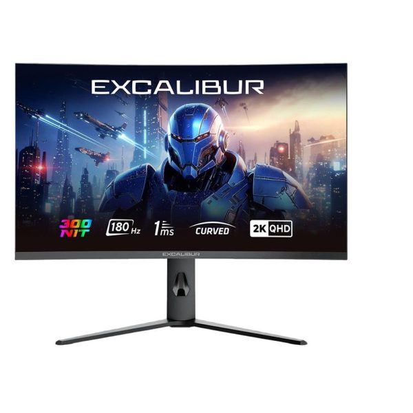 Casper 31.5" Excalibur M.E315QVC-C 2K QHD 180HZ 1MS PİVOT Curved 2xHdmi 2xDp Oyuncu Monitörü