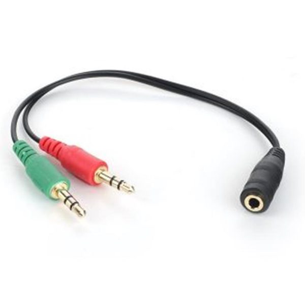 Dark "DK-CB-AUC02" 2x3.5mm Stereo Erkek - 3.5mm Stereo Dişi Y Kablo