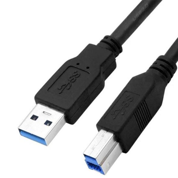 Dark"DK-CB-USB3PRNL150" USB 3.0 1.5m Printer Kablosu (USB3.0 A Tip Erkek - B Tip Erkek)