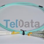 TELDATA TLD-SCLCOM31 SC-UPC-LC-UPC MM DX OM3 1 METRE FIBER OPTIK PATCHCORD