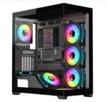 Frisby FC-9565G GDOMINATOR 650w 80+ Gaming Kasa 7x ARGB Fan - Görsel 2