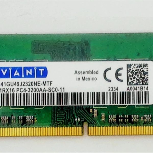 Avant DDR4 8GB 3200MHZ SODIMM Notebook Ram