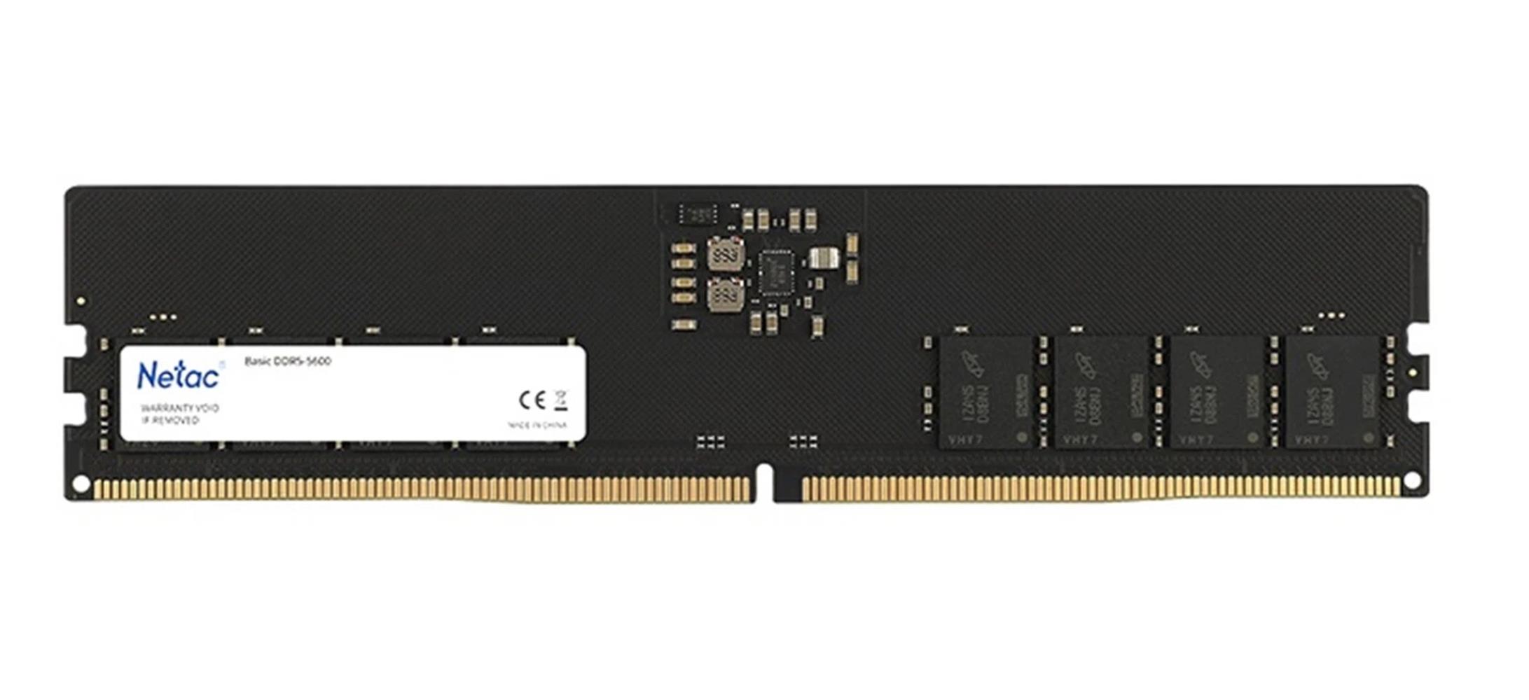 120257 Netac NTBSD5P56SP-16 16 GB DDR5 5600Mhz CL46 Masaüstü Bellek - Görsel 1