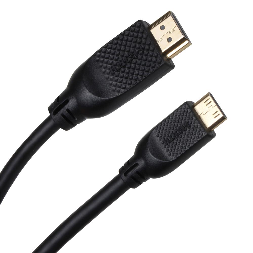 120315 Vcom CG583-1.5 Siyah 1.5MT Hdmi To Mini Hdmi Erkek Kablo - Görsel 1