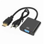 Vcom CG590-B-0.15 Siyah Hdmi Erkek To Vga Dişi+Ses Kablosu Dönüştürücü - Görsel 2