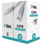 Ttec KBL-CAT6-23CCA-IN100G İç Mekan PVC Gri 100 metre Kablo