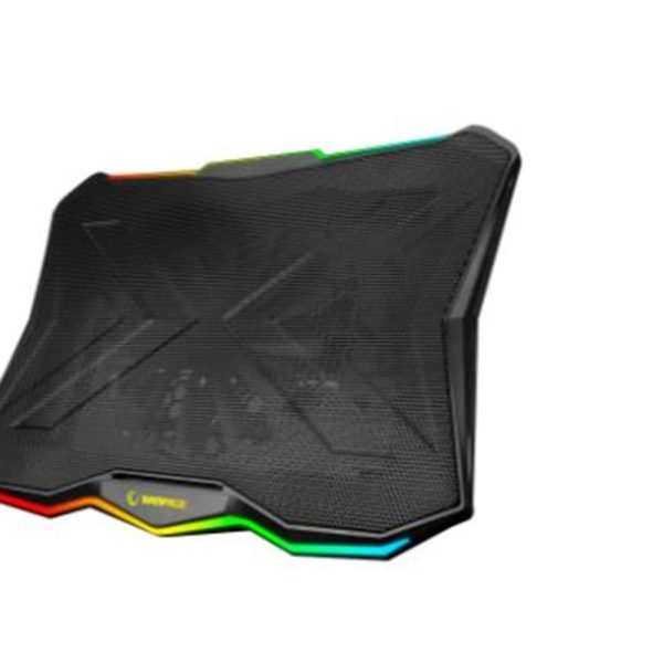 Rampage AD-RC8 SHOWY Siyah 180mm Fan 15-17 RGB Işıklı Notebook Soğutucu Stand