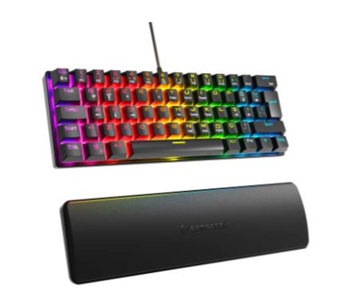 120706 Rampage ALLY K11 Siyah Rainbow Q Gaming Oyuncu Klavye Bilek Destekli Blue Switch - Görsel 1