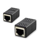 HADRON HDX5066 RJ45 Dişi - Dişi Uzatma Adaptörü - Siyah - Görsel 2