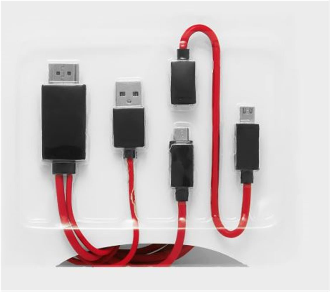120811 Frisby FA-HD47 Micro USB MHL HDMI Kablo (1.8m) - Görsel 1