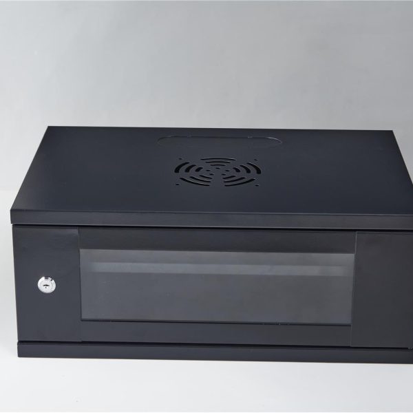 Racksan SE-6404S 4U Duvar Tipi Kabinet (240-530-400) Raf+Fan