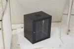 Racksan SE-6412S 12U Duvar Tipi Kabinet (600-530-400) Raf+Fan+Priz