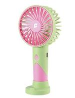 Feny FN-F20 Yeşil-Pembe Kademeli Ultra Sessiz Şarjlı Taşınabilir 500Mah Mini El Fanı - Görsel 2