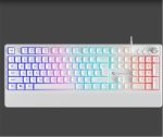 Gameagle GE2008 Frost Blade RGB Membran Beyaz Oyuncu Klavyesi