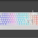Gameagle GE2008 Frost Blade RGB Membran Beyaz Oyuncu Klavyesi