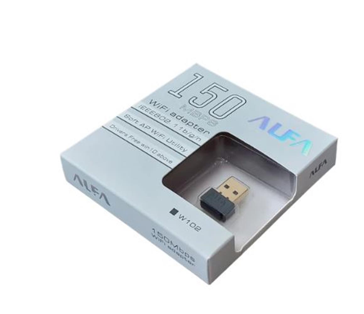 121078 Alfanet W102 Mini Wifi Adaptör - Görsel 1