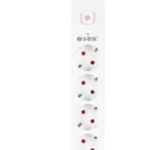 S-link SPG403U 1.5m 1.5mm 100 yüzde  Bakır 750 Joule 3 Usb 5V2.4A 4lü Anahtarlı Akım Korumalı Priz