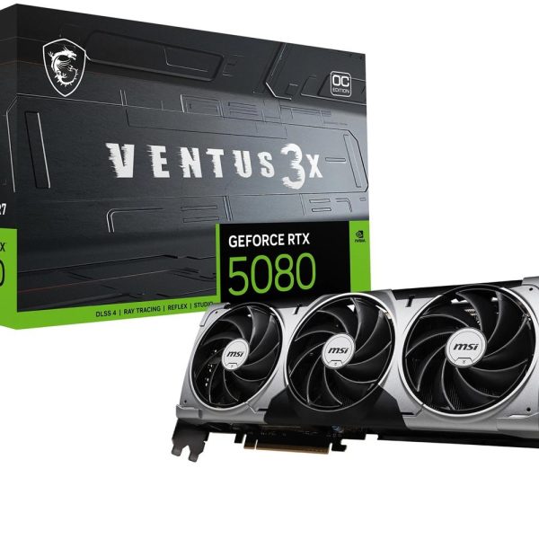 Msi GeForce RTX5080 16GB GDDR7 PCI Express 5.0 16G VENTUS 3X OC Ekran Kartı