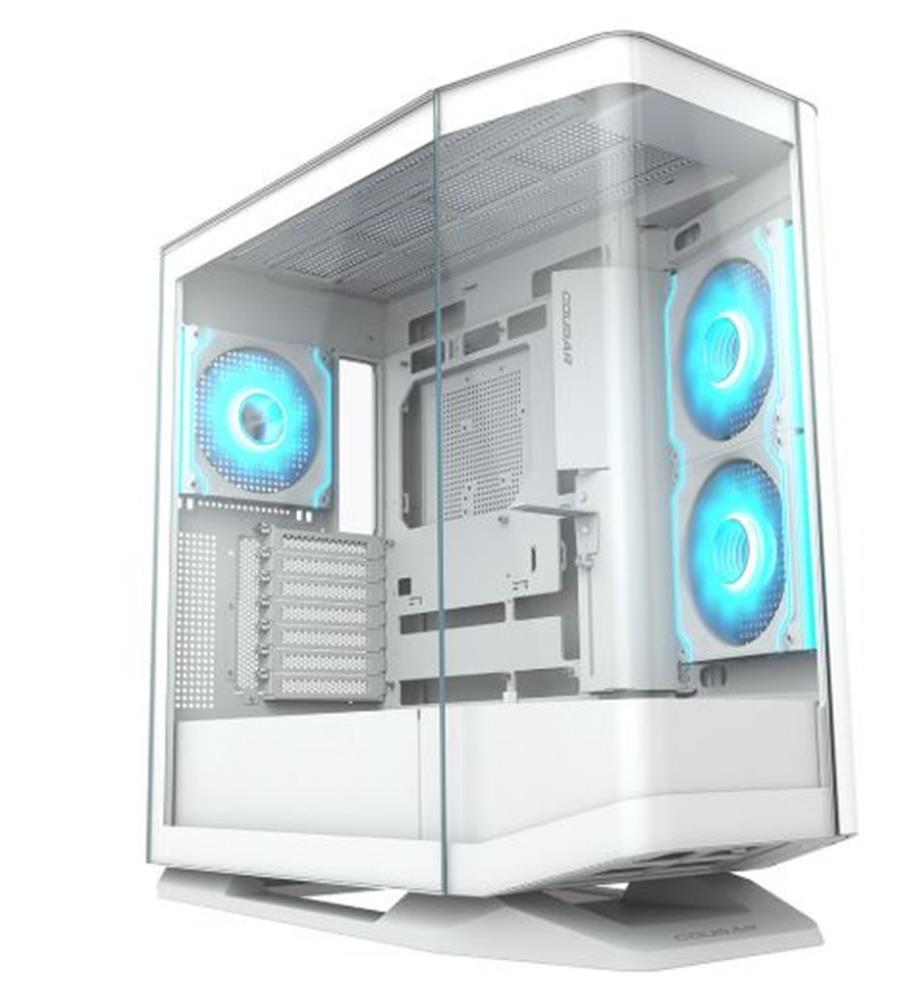 121201 COUGAR CGR-58M6W-RGB FV270 RGB Gaming Beyaz Kasa - Görsel 1