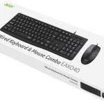 ACER EAK040 BKL Kablolu Klavye+ Mouse set (Mouse 1,40cm Kablo ) (Klavye 1,5cm Kablo )