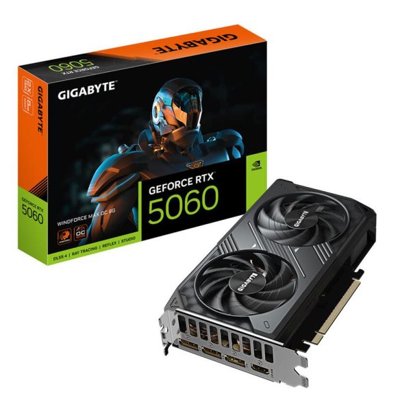 Gigabyte RTX5060 Windforce Max OC 8G GV-N5060WF2MAX OC-8GD 128 Bit GDDR7 8 GB Ekran Kartı