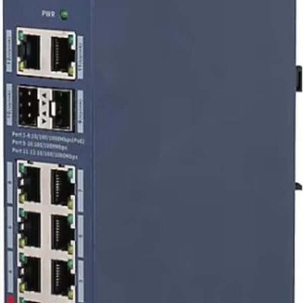Dahua CHS4212-8GT-110 8 Port Gigabit PoE 110W 2 Port Uplink 2 Port SFP Cloud Yönetilebilir Switch