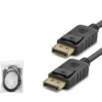HADRON HDX7860 DisplayPort Görüntü Kablosu 8K 60 Hz 1.8 m Siyah