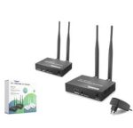 HADRON HDX1444 Kablosuz HDMI Görüntü Aktarım Seti Loop-Out IR 1080p 200 m Siyah - Görsel 2