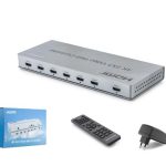 HADRON HDX1435 HDMI Video Wall Controller Kumandalı 4K 6 Ekran Gri