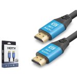 NODAR ND4050 HDMI 2.0 Kablo 4K 60 Hz OD 8.0 mm 1.5 m Siyah Mavi