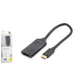 iETOP HDX7898 Type-C to HDMI Görüntü Dönüştürücü 4K 30Hz 20 cm Siyah