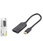 iETOP HDX7898 Type-C to HDMI Görüntü Dönüştürücü 4K 30Hz 20 cm Siyah - Görsel 2