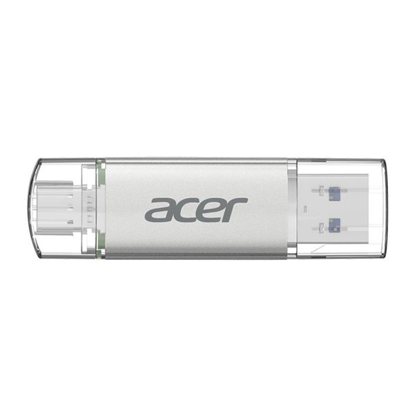 Acer 512GB USB 3.2 UT300-512GB USB-A+USB-C Çift Taraflı Metal Flash Bellek