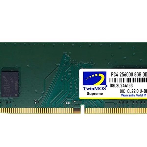 TwinMOS 8GB DDR4 3200MHz CL22 1.2V (MDD48GB3200D) Desktop Pc Ram
