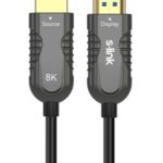S-link SL-HM8K070 HDMI TO HDMI 70m v2.1 8K60 HZ 4K 120HZ Fiber Kablo