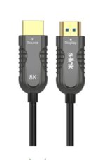 S-link SL-HM8K100 HDMI TO HDMI 100m v2.1 8K60 HZ 4K 120HZ Fiber Kablo